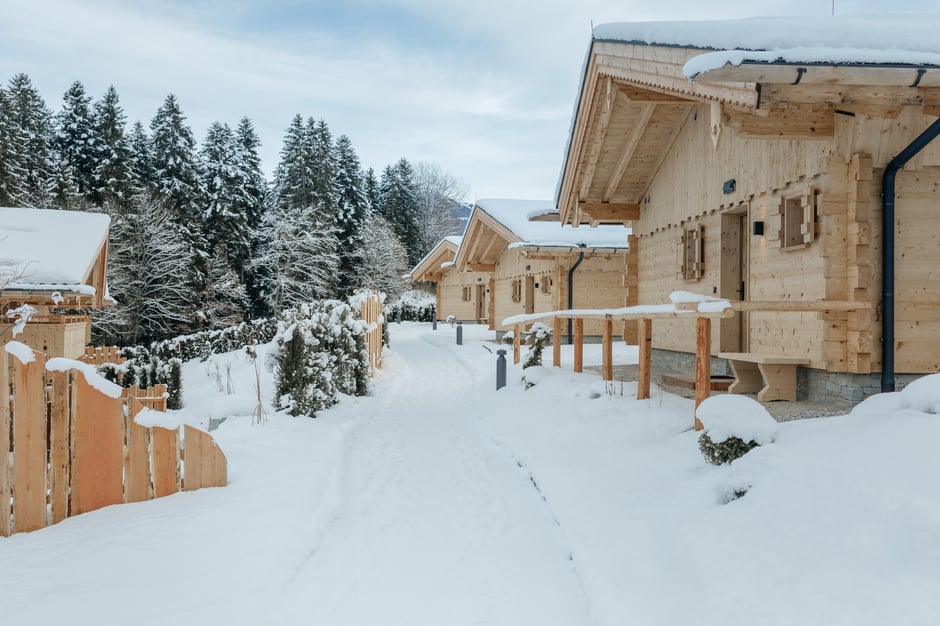 Perfektně sladěný koncept vodovodních baterií pro chatky Hygna Chalets