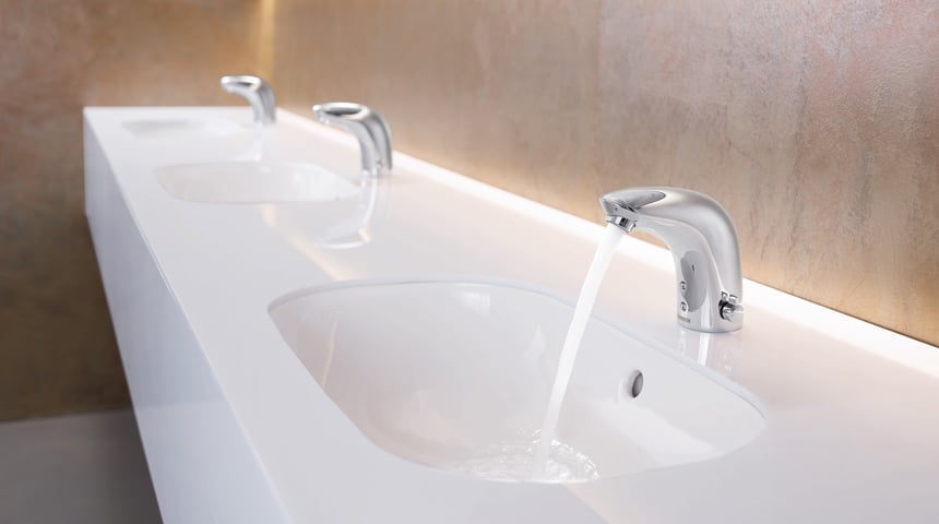 Berührungslose Armaturen für maximale Hygiene