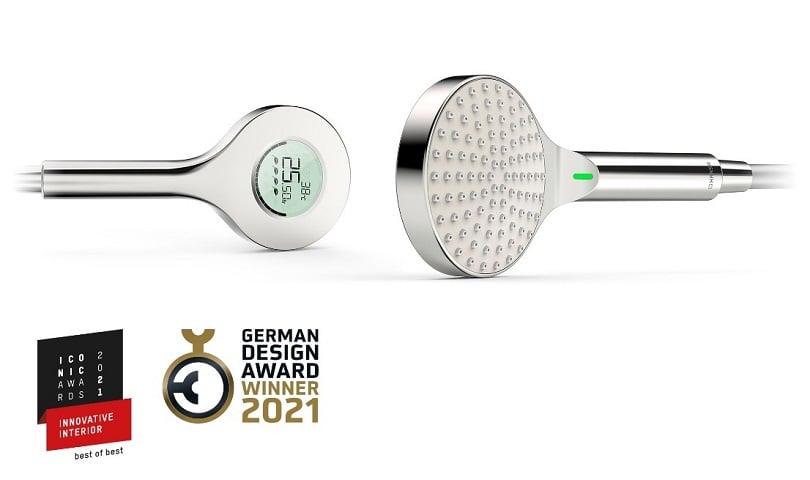 German Design Award 2021 and ICONIC AWARDS 2021: The new Oras digital hand shower wins in three categories