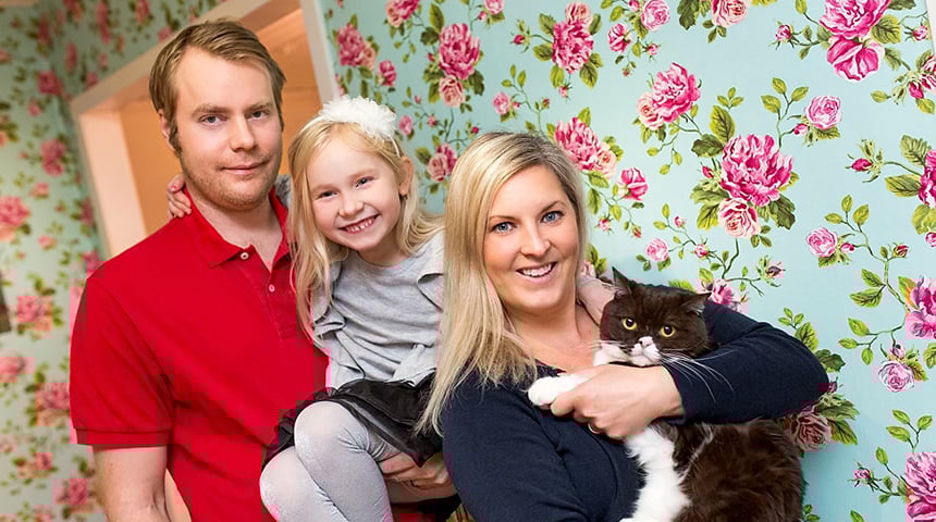 Vores Oras familie med berøringsfri armaturer i hjemmet – den svenske familie, del 1