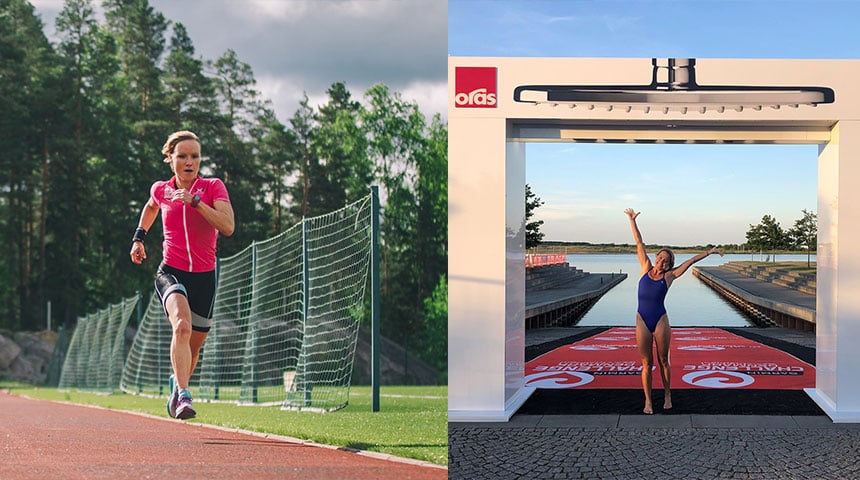 Oras Esteta Wellfit triathlonistien testissä