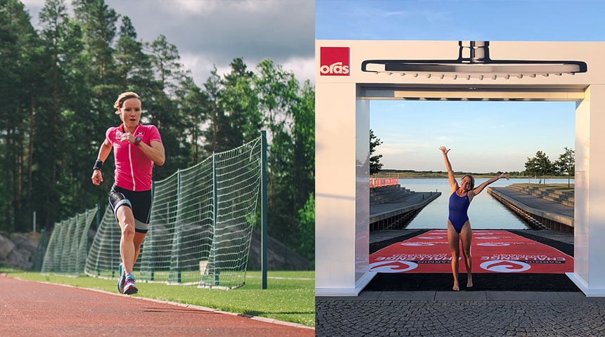 Triatletene Kaisa Sali og Michelle Vesterby har testet Oras Esteta Wellfit