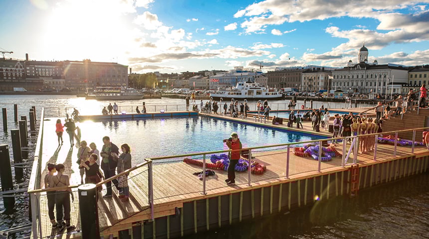 Allas Sea Pool is open - Oras as a partner