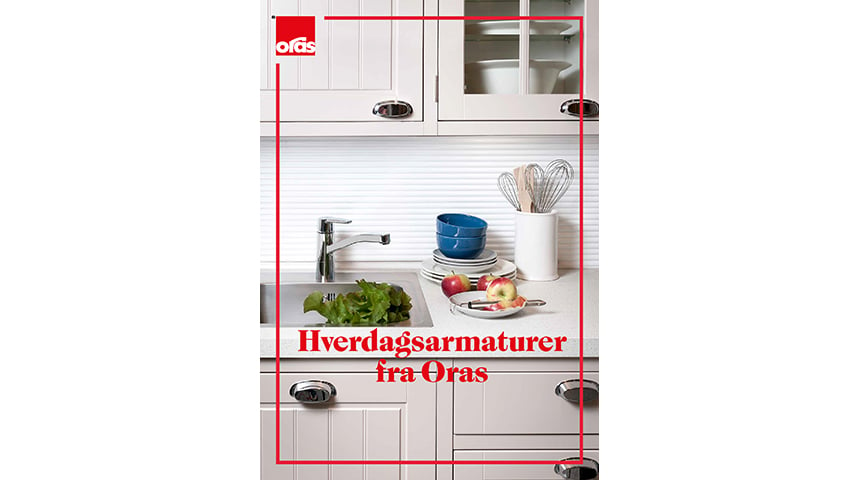 Hverdagsarmaturer fra Oras – en ny brochure, der gør hverdagen nemmere.