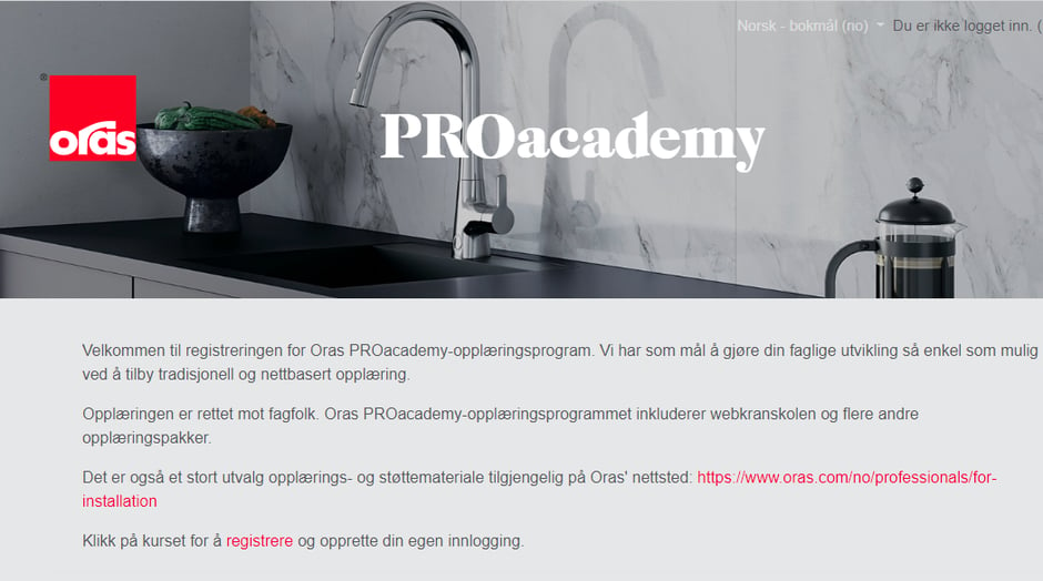 Velkommen til Oras PROacademy