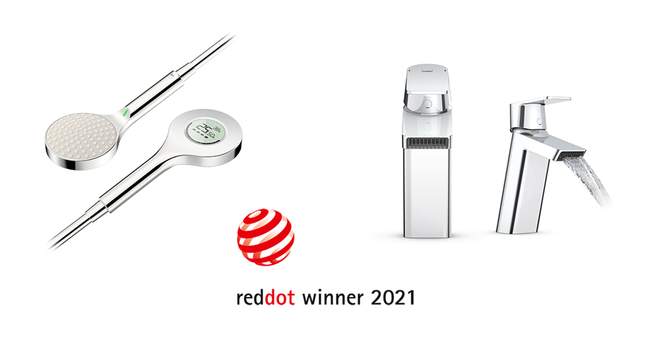 Red Dot Award 2021 vinnare: Oras Hydractiva Digital och Oras Stela