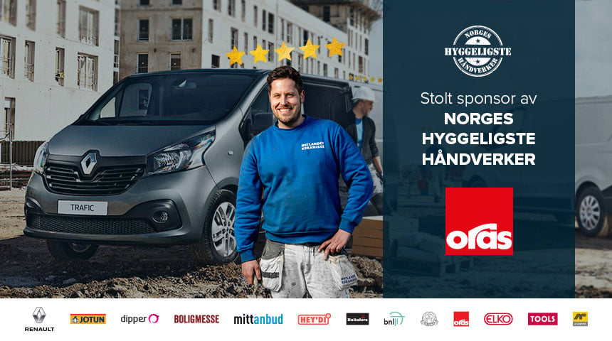 Oras er stolt sponsor av Norges Hyggeligste Rørlegger 2019!